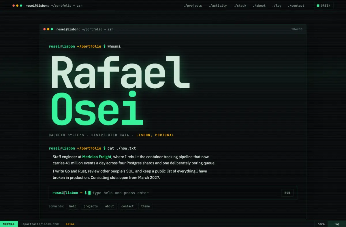 Prompt website preview